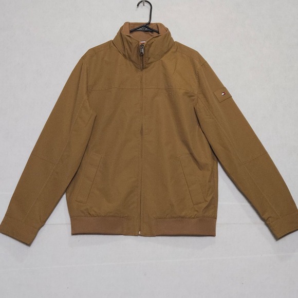 Tommy Hilfiger Men Brown Water Resistant Jacket Size Medium